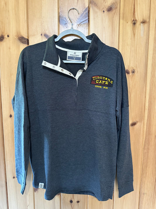 Dark Gray Ladies 1/4 Snap